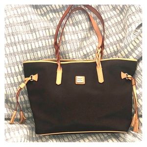 Downey & Bourke Bailey Tote in Brown T-Morro